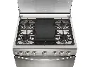 Estufa Frigidaire a gas de 30", capelo, acero