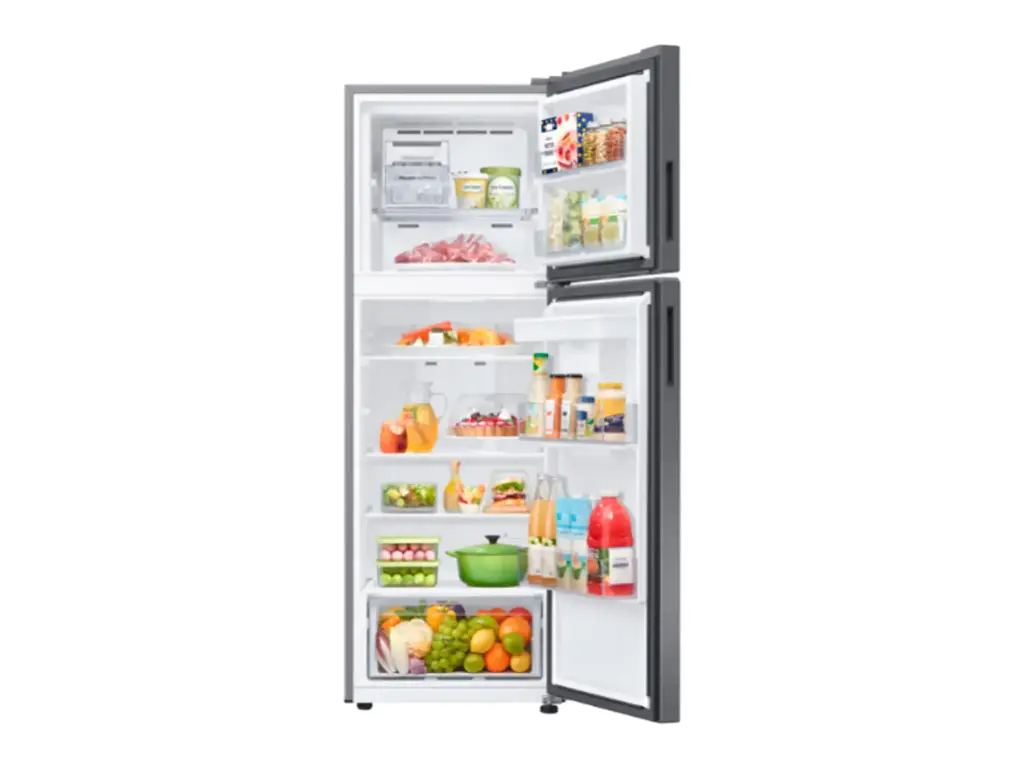 Refrigeradora Samsung top mount 10 pies cúbicos, gris