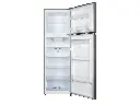 Refrigeradora Hisense top mount 9 pies cúbicos Inverter gris