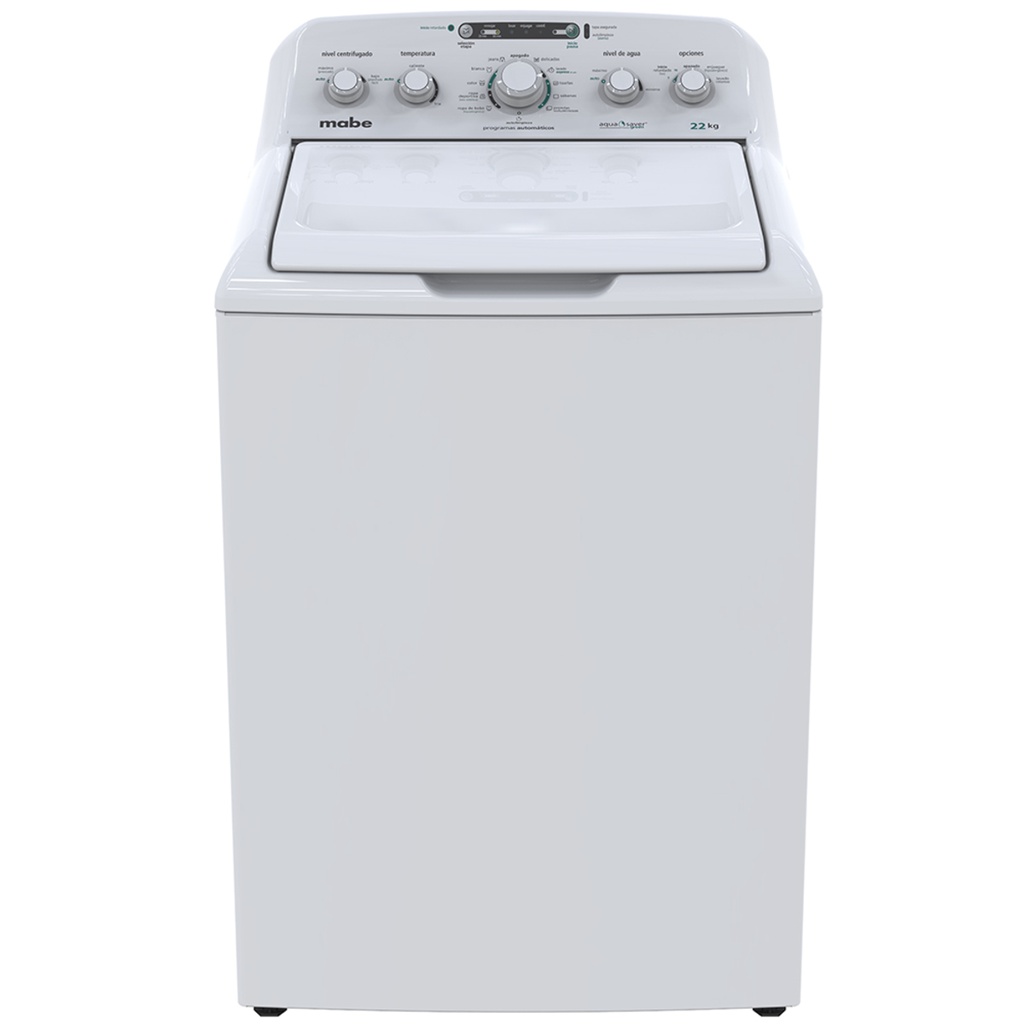 Lavadora de ropa de 48 libras con tecnología Aqua Saver Green, Mabe