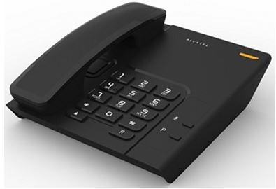 Teléfono de escritorio - mesa negro MARCA ALCATEL