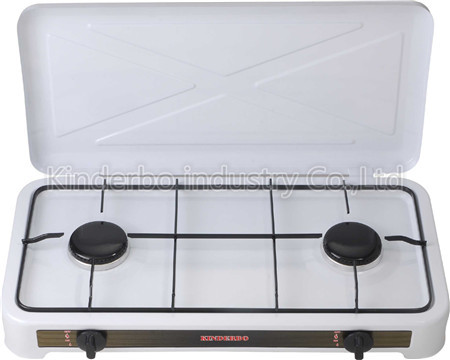 Estufa de mesa de 2 hornillas con tapa MARCA PREMIERE BY ABM