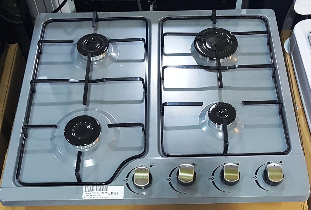 Estufa de mesa de LUJO de 4 hornillas MARCA PREMIERE BY ABM