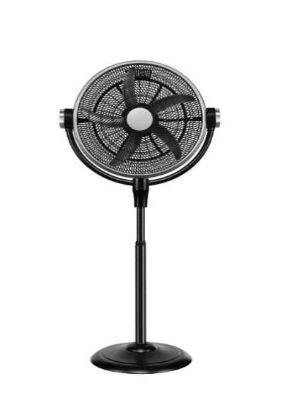 Ventilador de pedestal de 20" Negro MARCA PREMIERE BY ABM