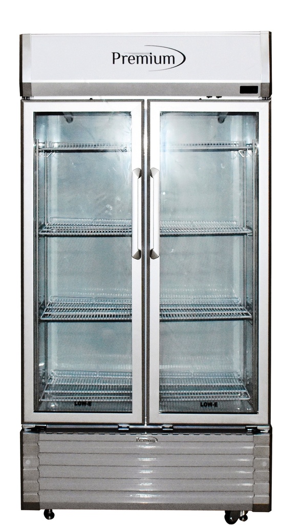 Enfriador exhibidor vertical de 16 pies cubicos MARCA PREMIUM