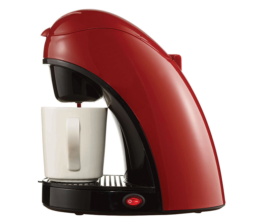 Cafetera individual con taza Roja Marca Brentwood