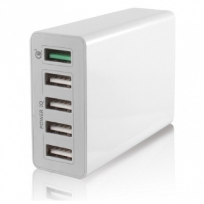 Cargador de 5 Puertos USB de Carga Inteligente