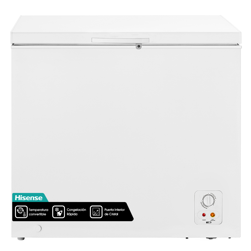 Congelador Hisense de 7" pies cúbicos