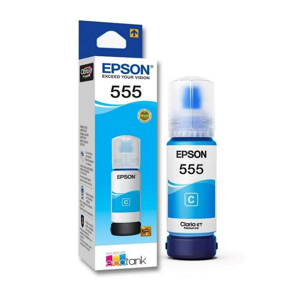 TINTA EPSON T555220-AL CYAN PARA L8180 8160 DE 70ML