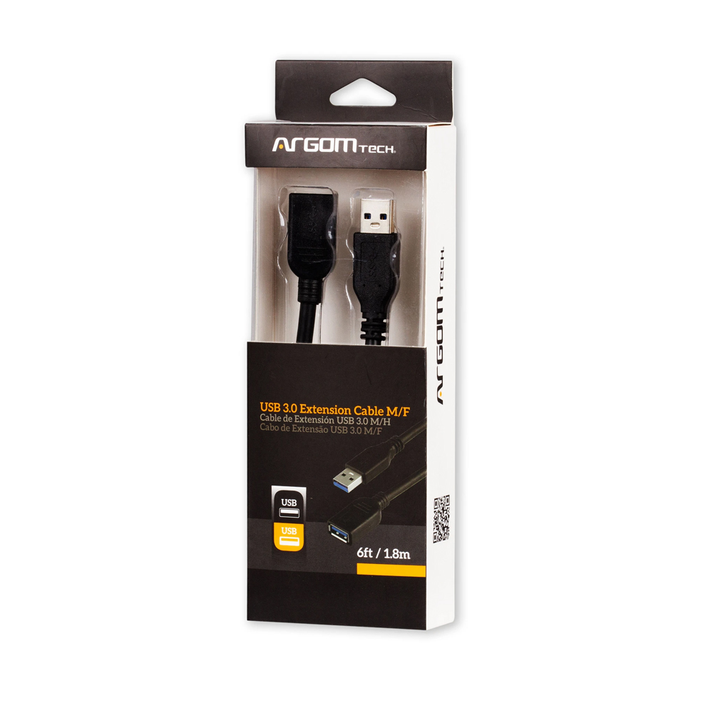 CABLE USB EXTENSION 3.0 6FT/1.8M ARGOM