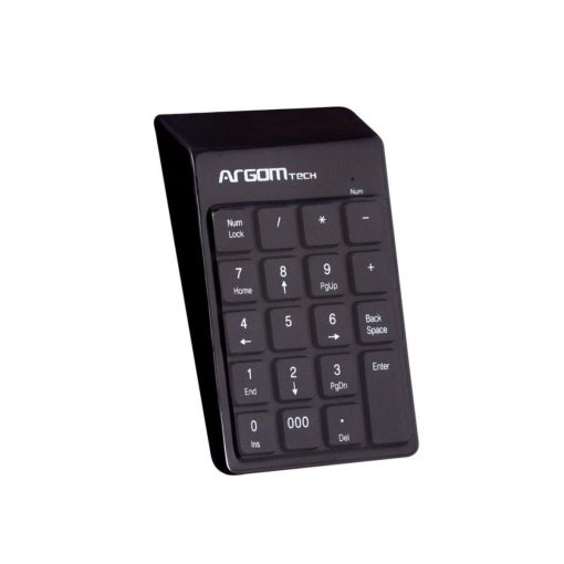 Teclado numérico con cable USB retráctil NEGRO ARGOM