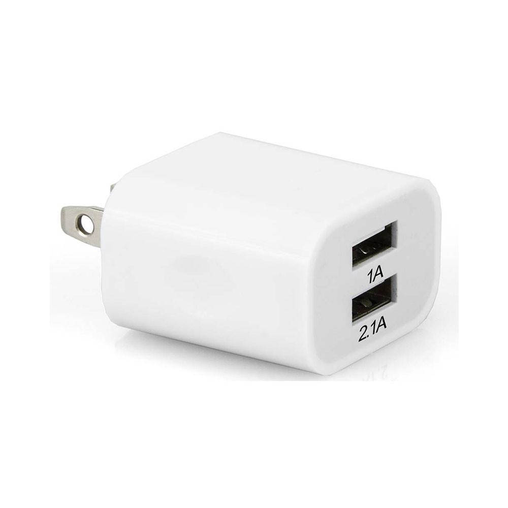 ADAPTADOR ARGOM DUAL USB WALL CHARGER 2.1 AMP