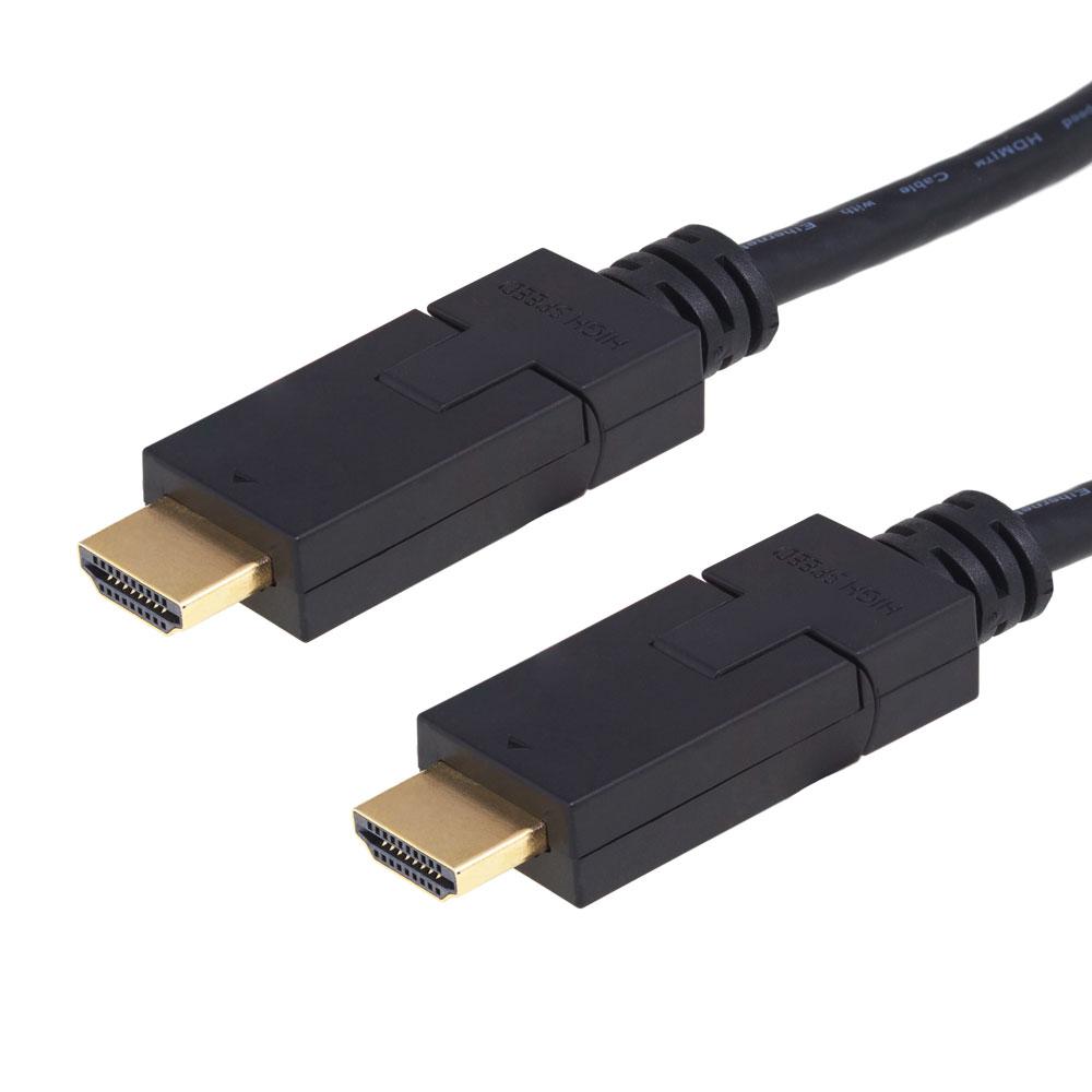 Cable HDMI A HDMI giratorio ARGOM