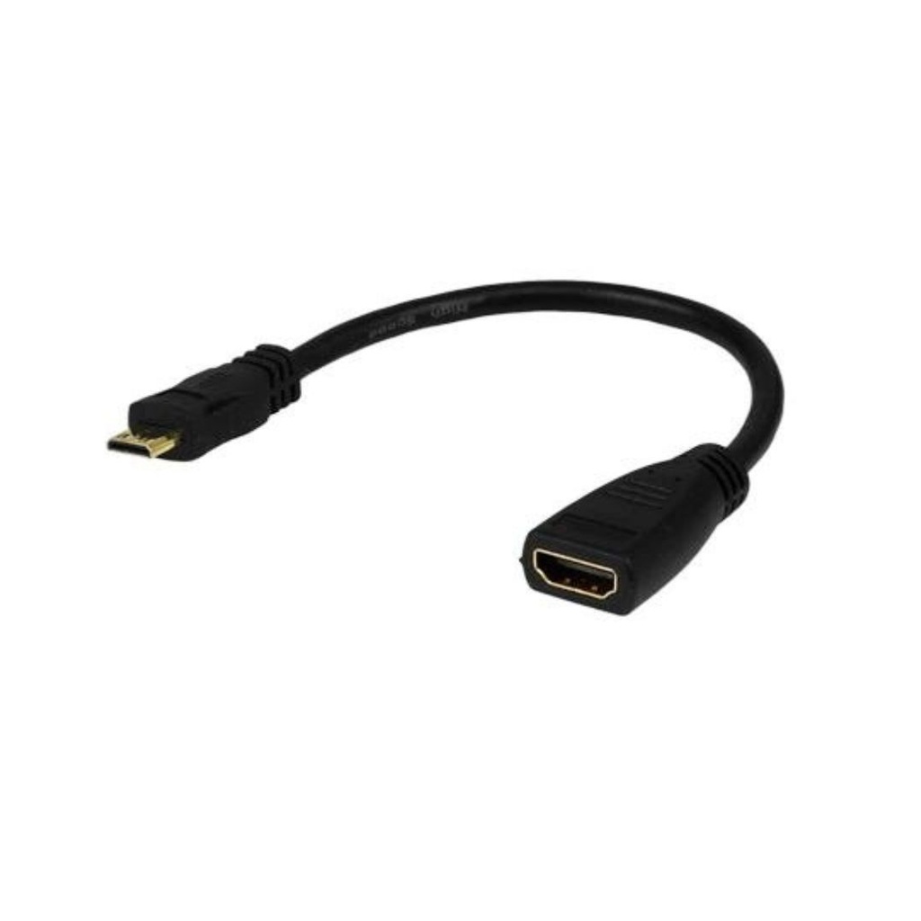Cable adaptador Mini HDMI a HDMI 6"/15cm ARGOM