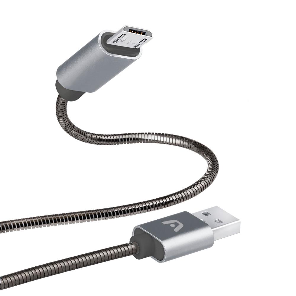 Cable Micro USB A USB 2.0 Metal Trenzado Argom