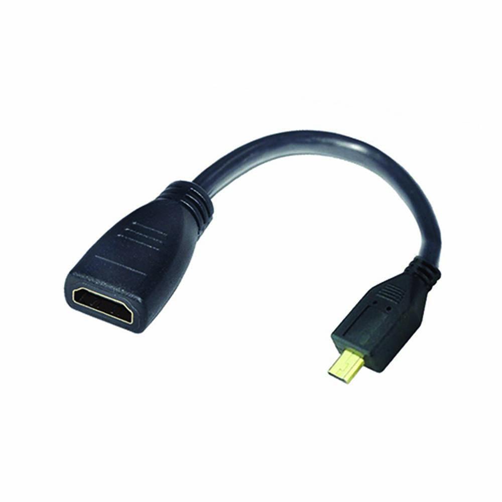 ADAPTADOR ARGOM MICRO HDMI TO HDMI FEMALE 15CM 6"