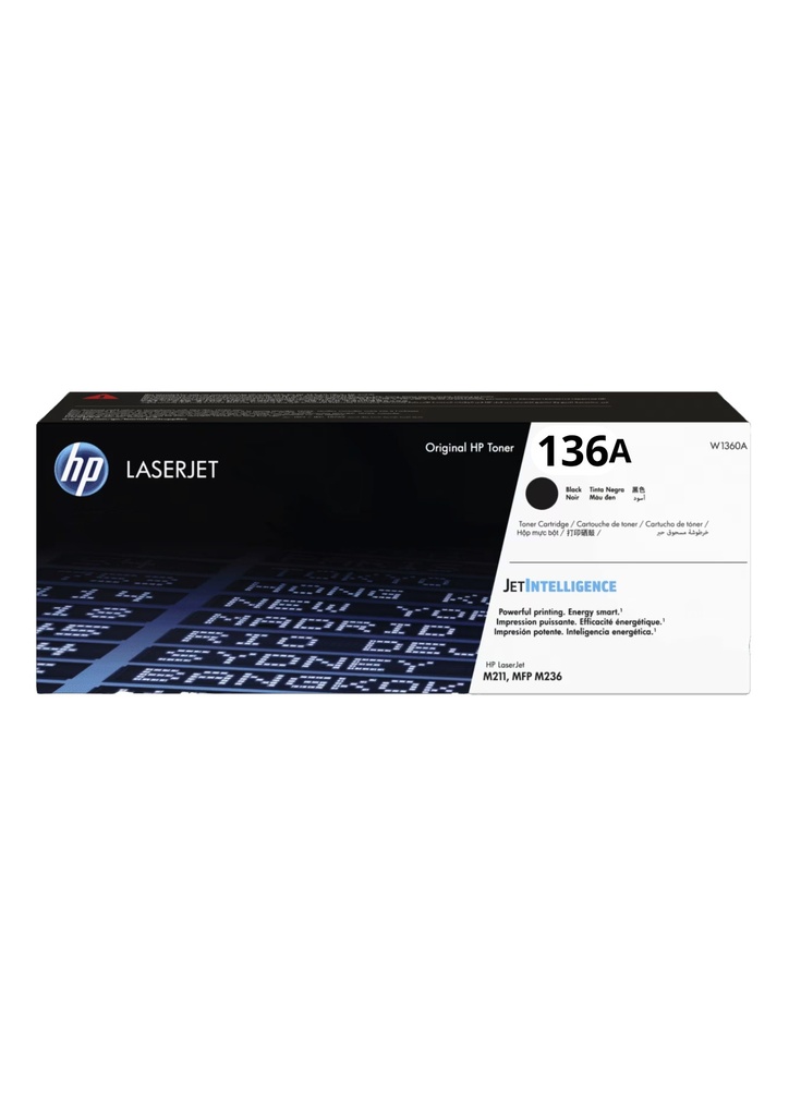Cartucho de Tóner HP 136A Negro LaserJet Original