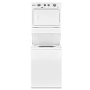 Torre de lavado de 44 libras, a gas, color blanco. Whirlpool