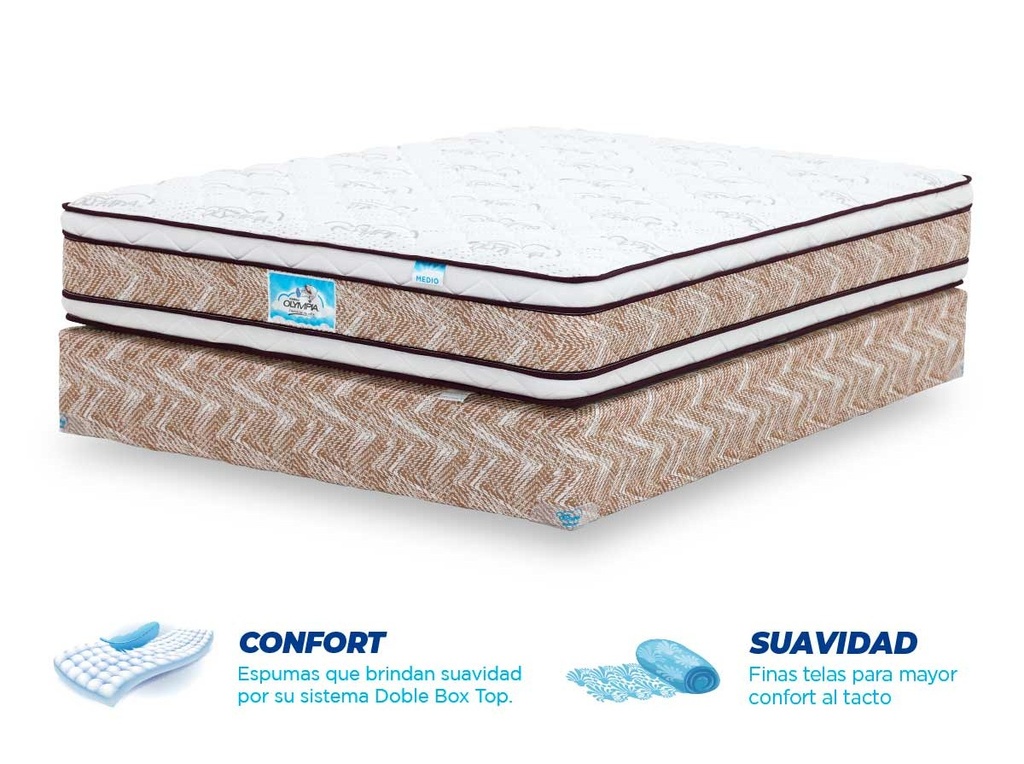 Cama Olympia Edición Especial Doble Boxtop