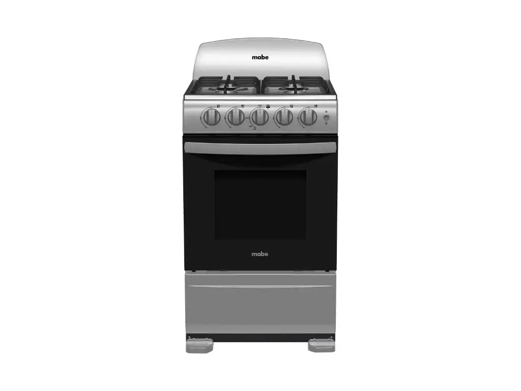 Estufa a gas Mabe de 4 quemadores color gris
