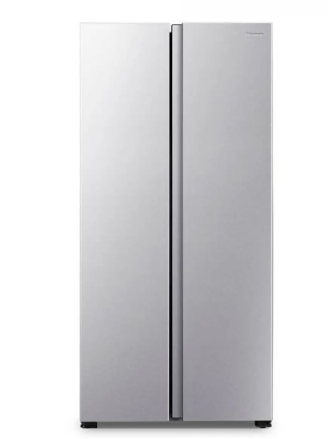 Refrigeradora side by side de 16', Inverter, color gris. Hisense