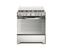 Estufa Frigidaire a gas de 30", capelo, acero