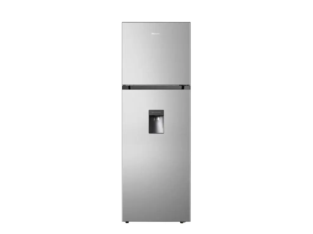 Refrigeradora Hisense top mount 9 pies cúbicos Inverter gris