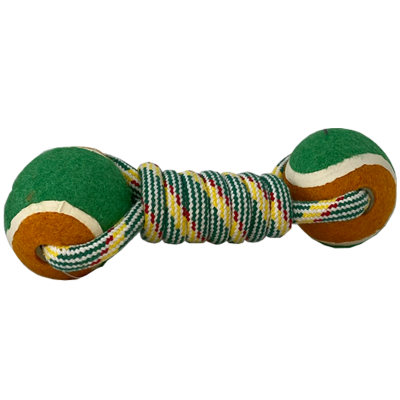 Juguete para Perro con Dos Pelotas de Tenis