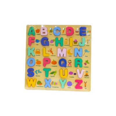 Tablero del Alfabeto de Madera Montessori para Niños