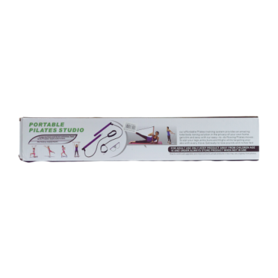 Kit de Pilates Portátil con Barra y Bandas de Resistencia