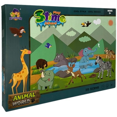 Juguete para Niño de Mundo Animal con Slime