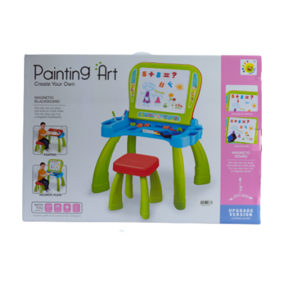 Mesa y Pizarrón para Pintar para Niños