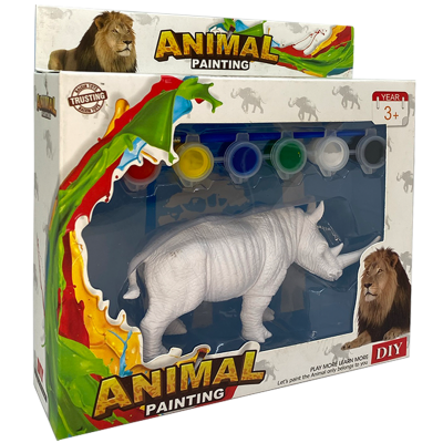 Animal De Yeso Para Pintar Con Témperas De Colores