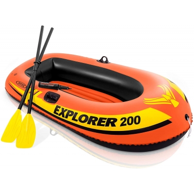 Bote Inflable Para Aventuras Explorer 200 Marca Intex