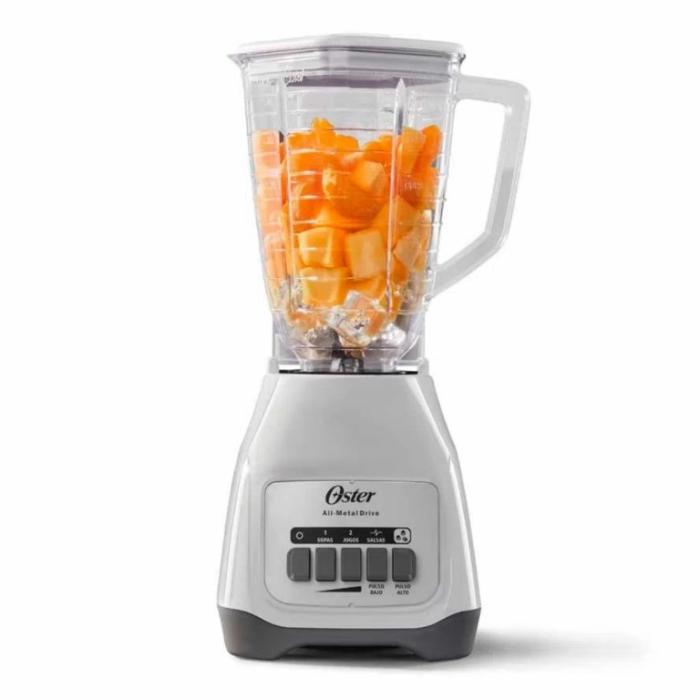 Licuadora Marca Oster de Pulso Alto y Bajo 2 velocidades Blanca
