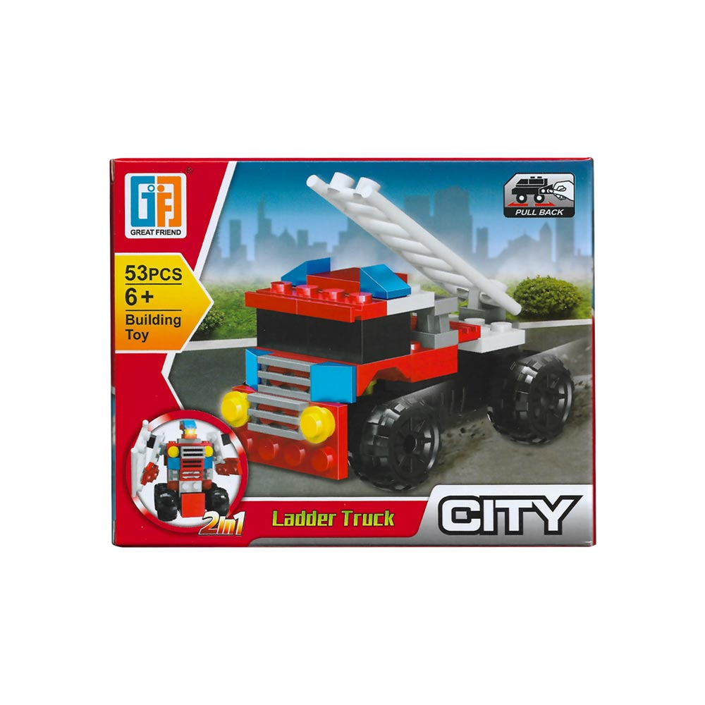 Bloques De Construcción De Bomberos y Emergencias Para Niños