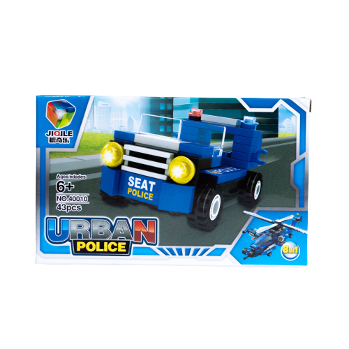 Bloques De Construcción De Policías Para Niños
