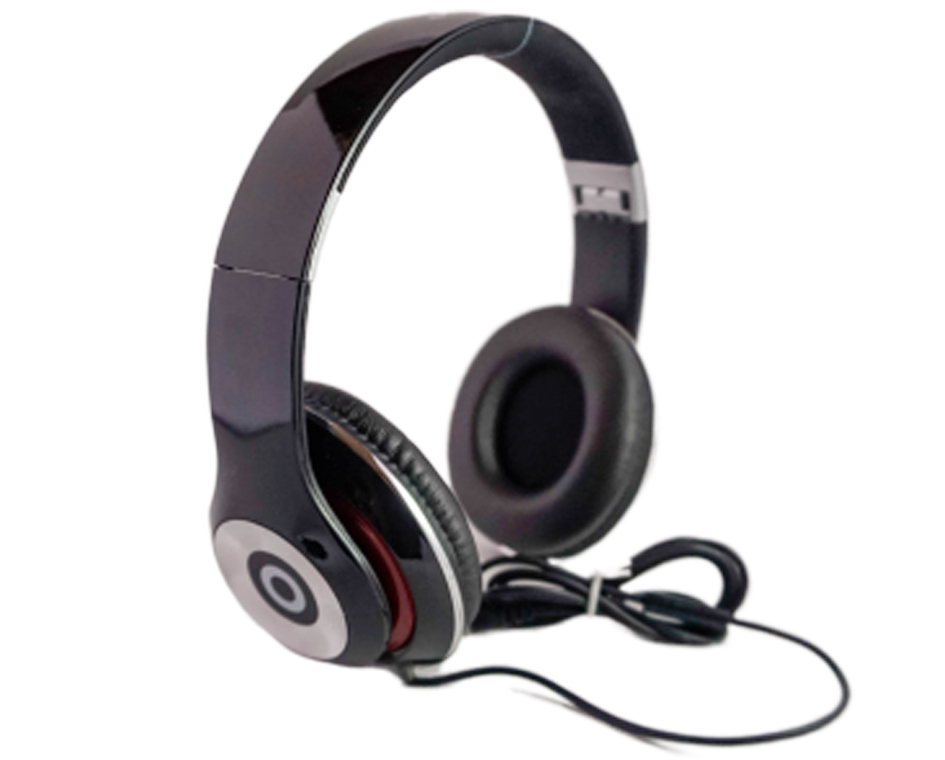 Audífonos Windtop Con Cable Color Negro