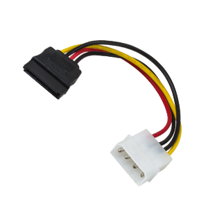 Xtech - Serial cable - 15 cm - 15 pin Serial ATA power - 15 pin Serial ATA power - PC card adapter