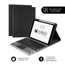 Funda con Teclado con Bluetooth para iPad de 10.2" Negra