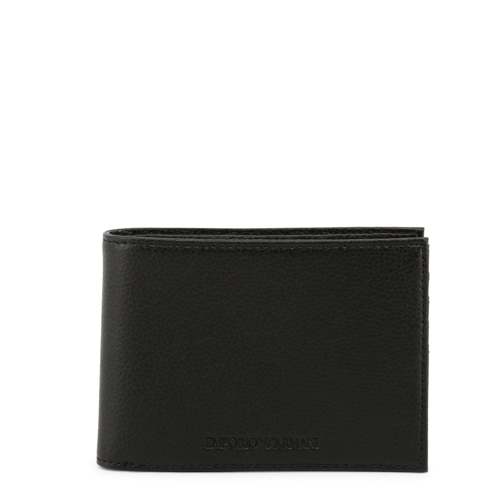 Billetera Emporio Armani de Cuero Negro