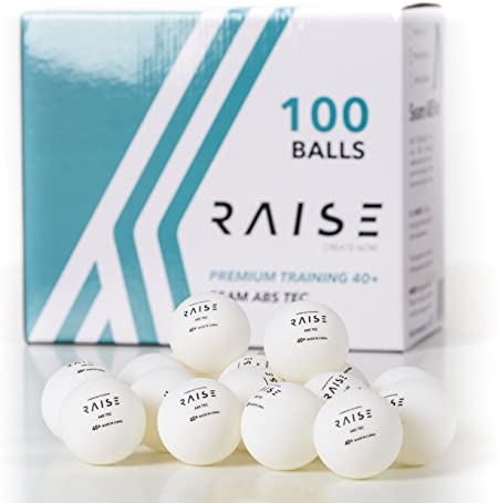 Paquete de 100 Pelotas de Ping-Pong Marca Raise
